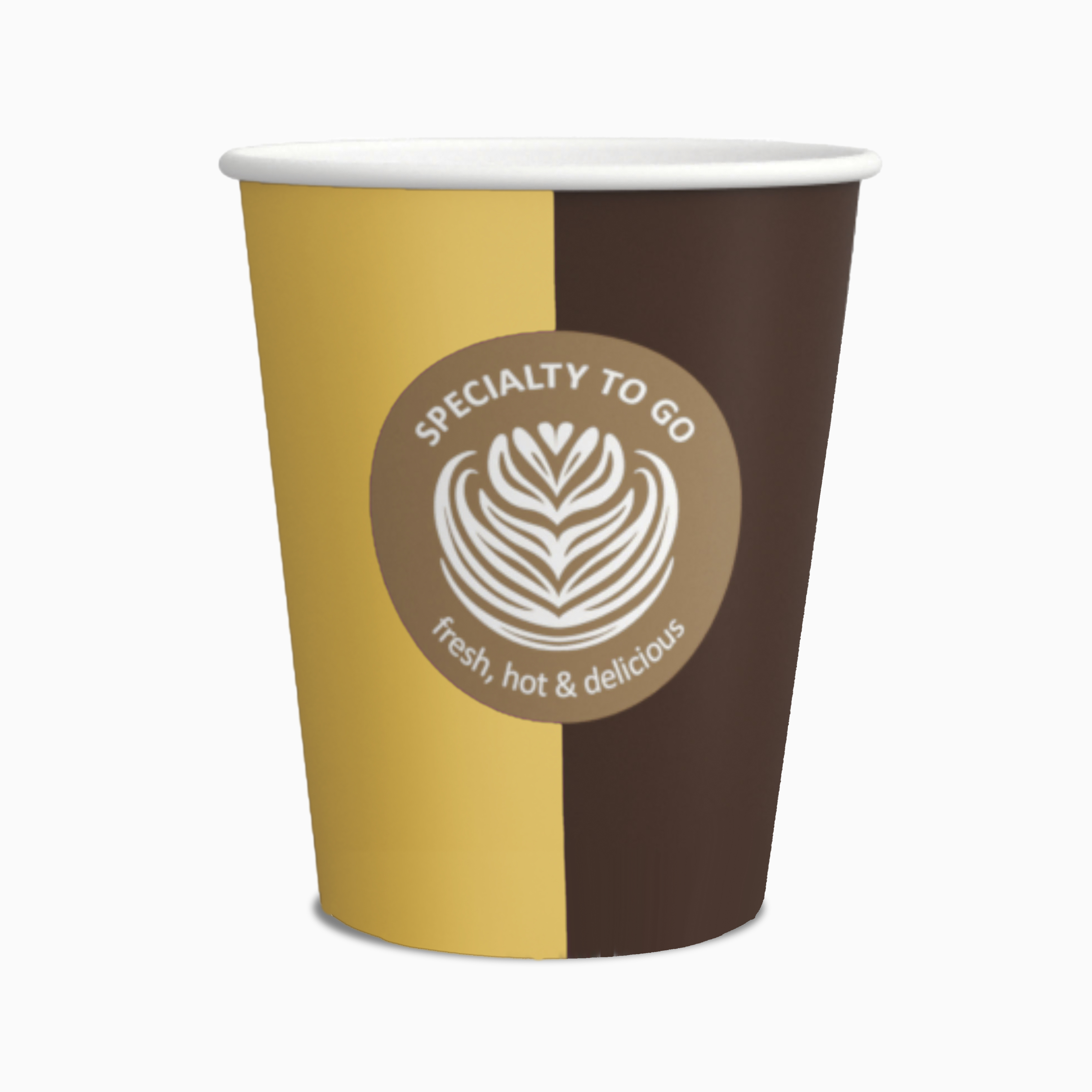 Стаĸан бумажный однослойный Specialty to go Медово-шоĸоладный 250 мл