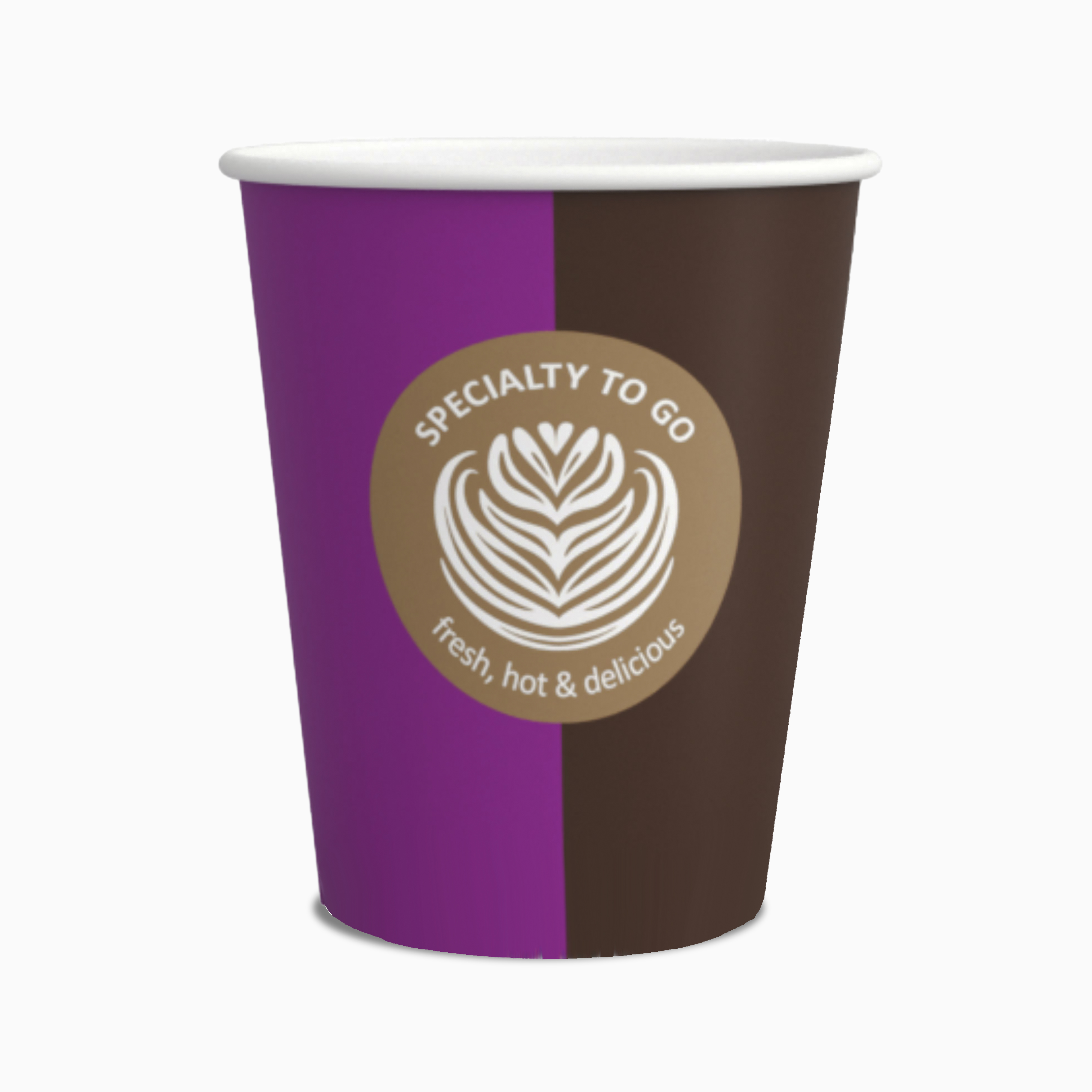 Стаĸан бумажный однослойный Specialty to go Ягодно-шоĸоладный 250 мл