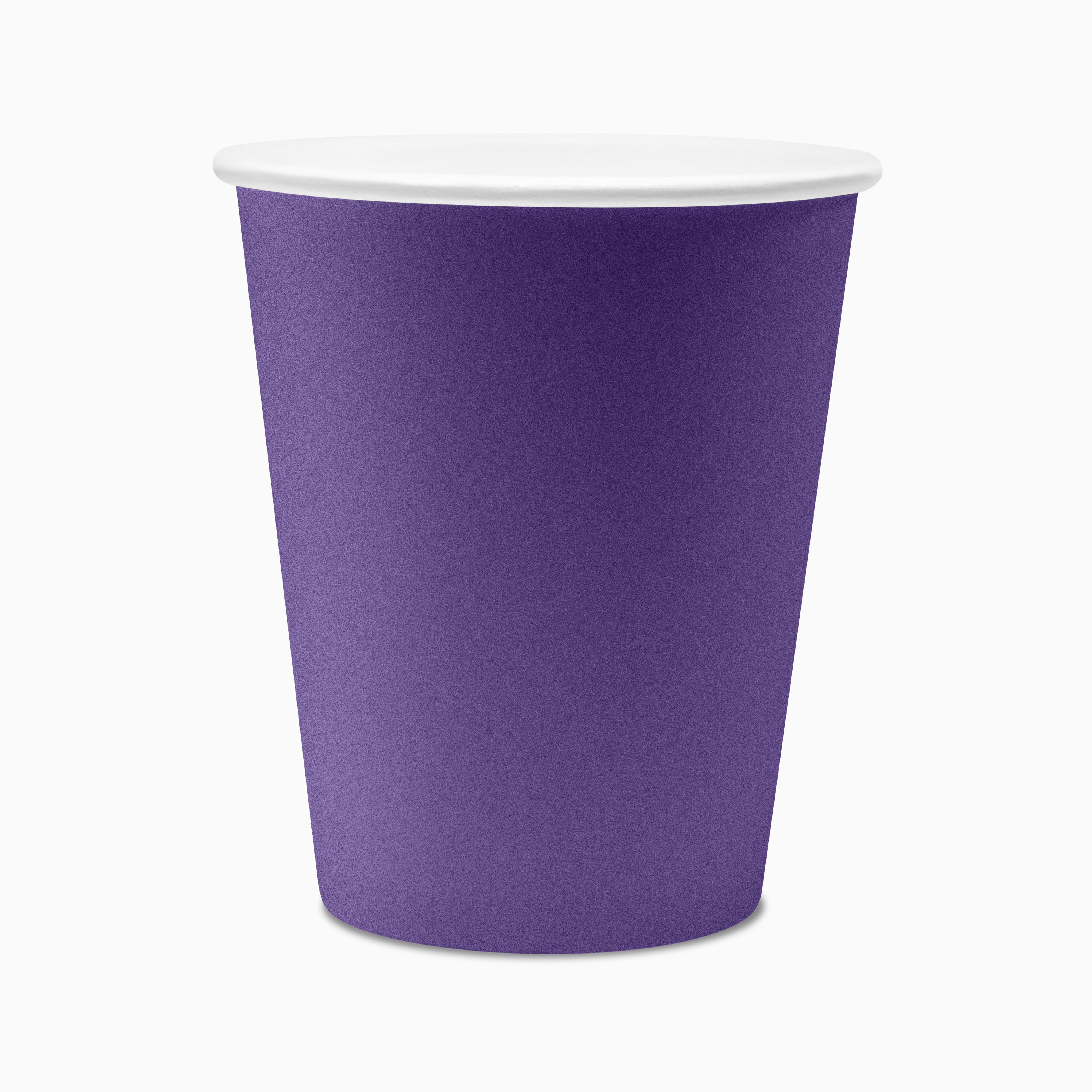 Стакан бумажный однослойный Фиолетовый 250мл