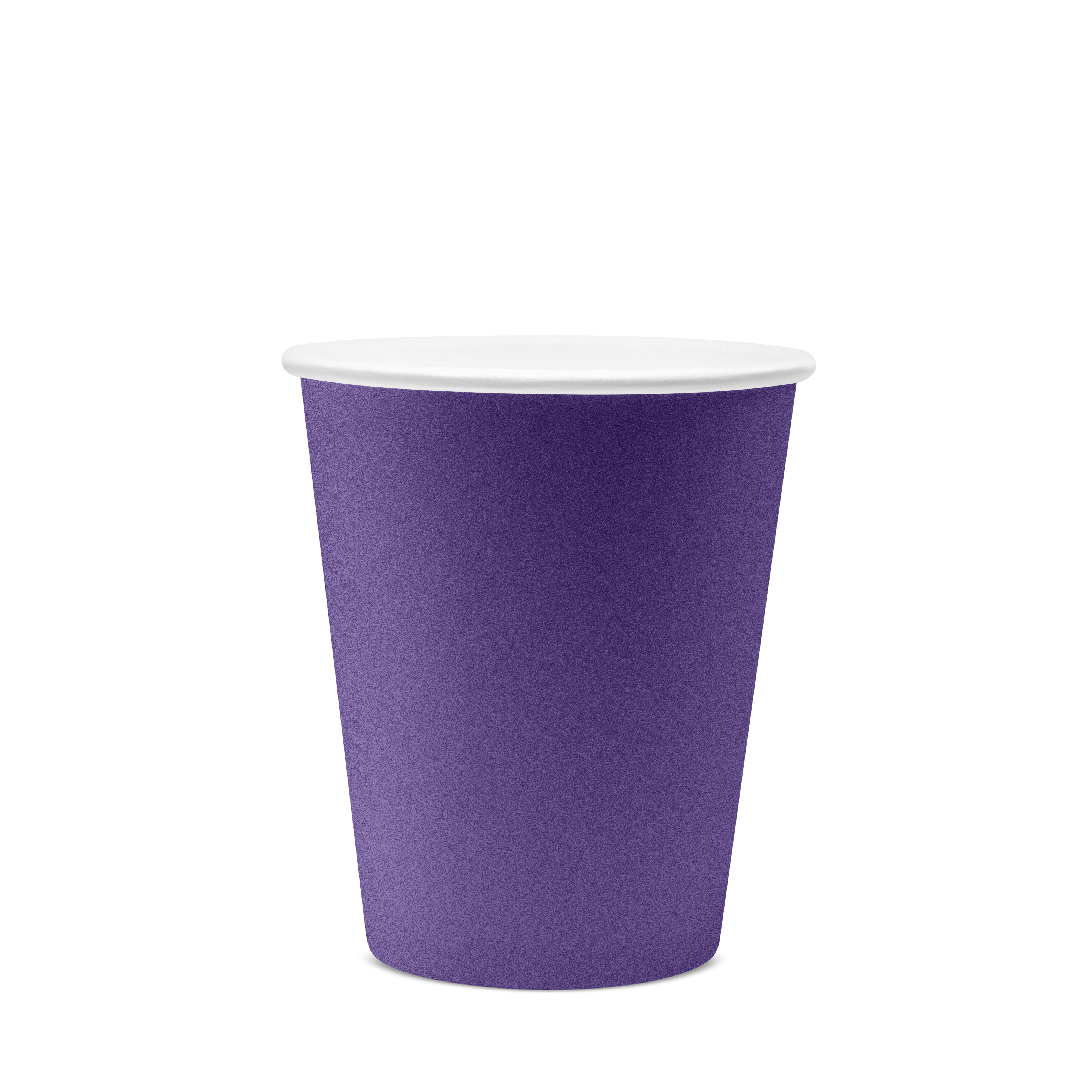Стакан бумажный однослойный Фиолетовый 250мл