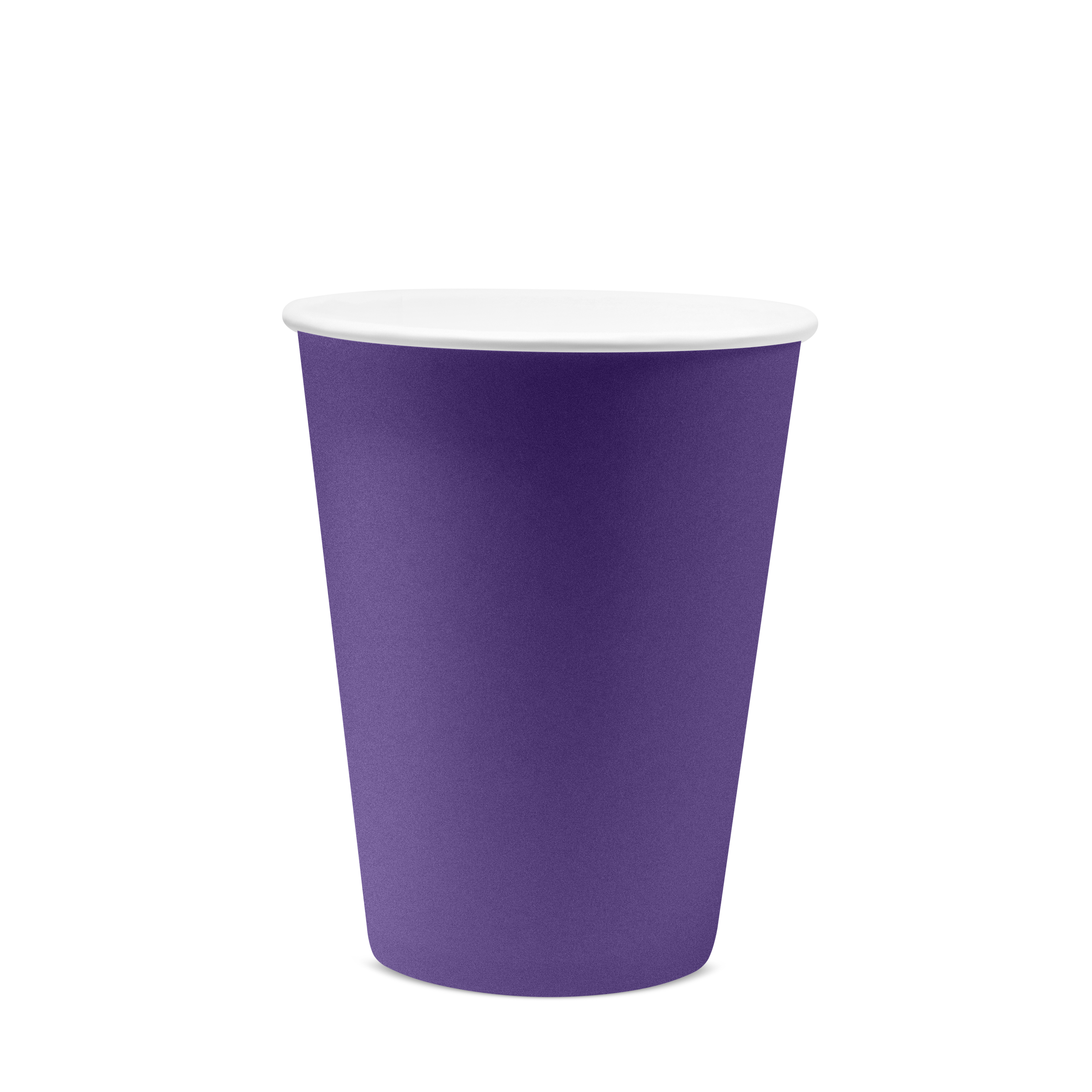 Стакан бумажный однослойный Фиолетовый 350мл